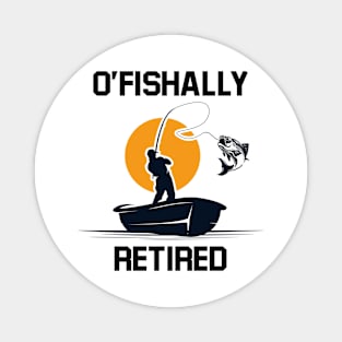 Ofishally Retired Magnet